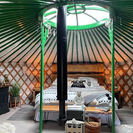 ホテルO Dan Y Coed Luxury Yurt With Hot Tub Chwilog エクステリア 写真