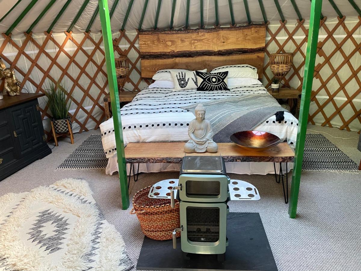 ホテルO Dan Y Coed Luxury Yurt With Hot Tub Chwilog エクステリア 写真
